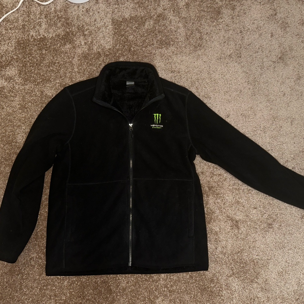 Black Performance Jacket With Logo - image 1